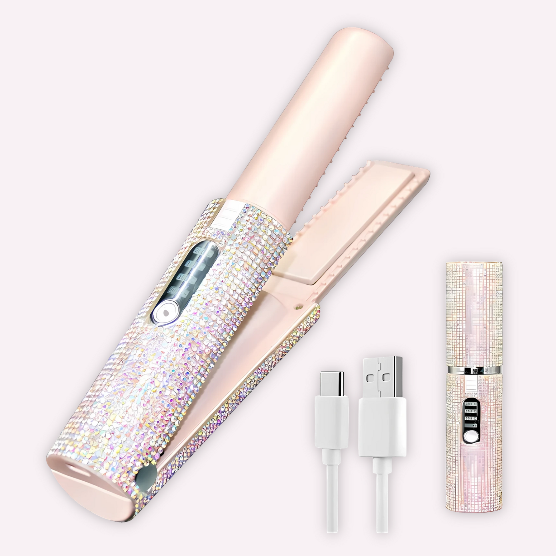 Cordless glitter hair straightener – The It Styler Lux